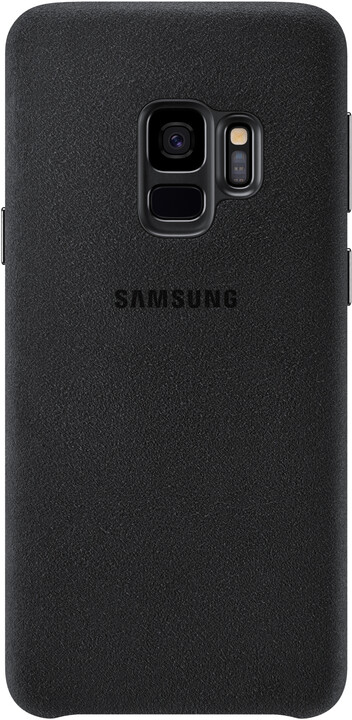 Samsung zadní kryt - kůže Alcantara pro Samsung Galaxy S9, černý_1502982201