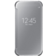 Samsung Clear View EF-ZG920B pouzdro pro Galaxy S6 (G920), stříbrná