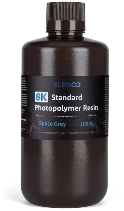 Elegoo pryskyřice (resin), Standard Resin 8K, 1kg, vesmírná šedá_333721353