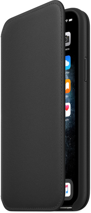 Apple kožené pouzdro Folio na iPhone 11 Pro, černá_1862912525