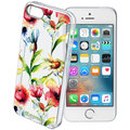 CellularLine STYLE Průhledné gelové pouzdro pro iPhone 5/5S/SE, motiv FLOWERS_1578065323