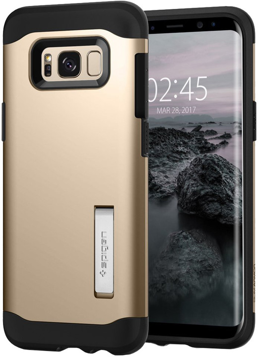 Spigen Slim Amor pro Samsung Galaxy S8+, gold maple_1487762932