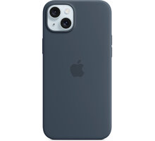 Apple Silikonový kryt s MagSafe pro iPhone 15 Plus, bouřkově modrá MT123ZM/A