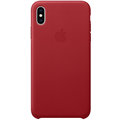 Apple kožený kryt na iPhone Xs Max (PRODUCT)RED, červená