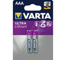 VARTA baterie Ultra Lithium AAA, 2ks 6103301402