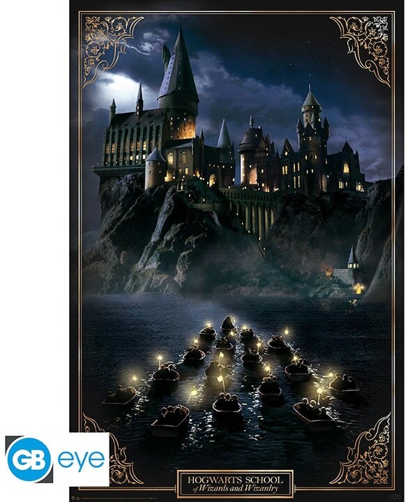 Plakát Harry Potter - Hogwarts Castle (91.5x61)_1382694543
