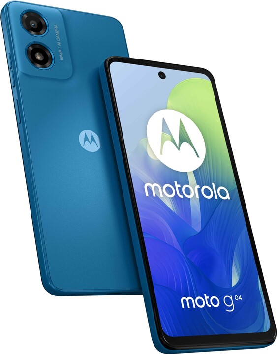 Motorola Moto G04, 4GB/64GB, Modrá_766108996