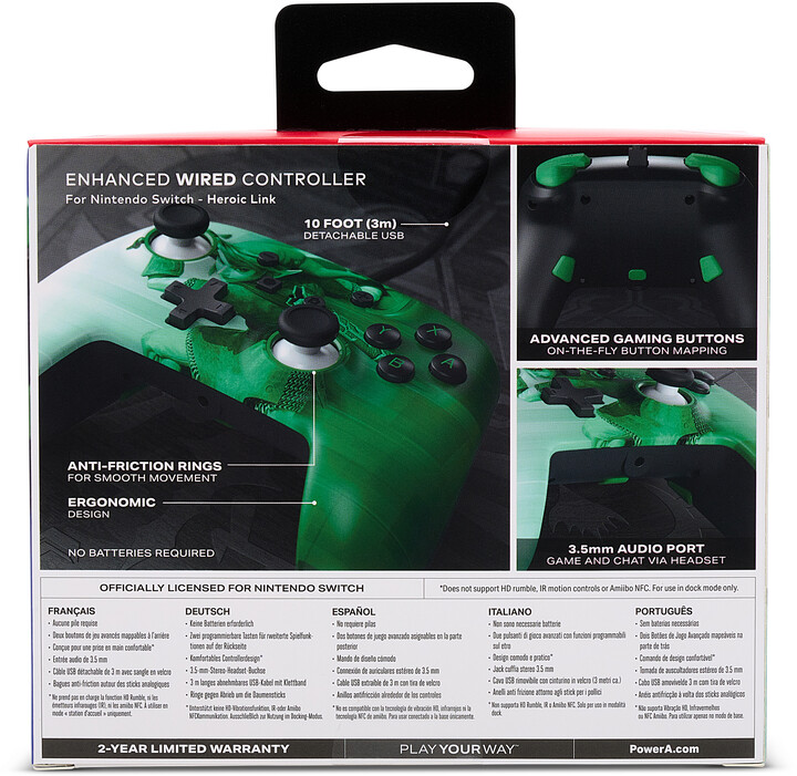 PowerA Enhanced Wired Controller, Heroic Link (SWITCH)_1483360176