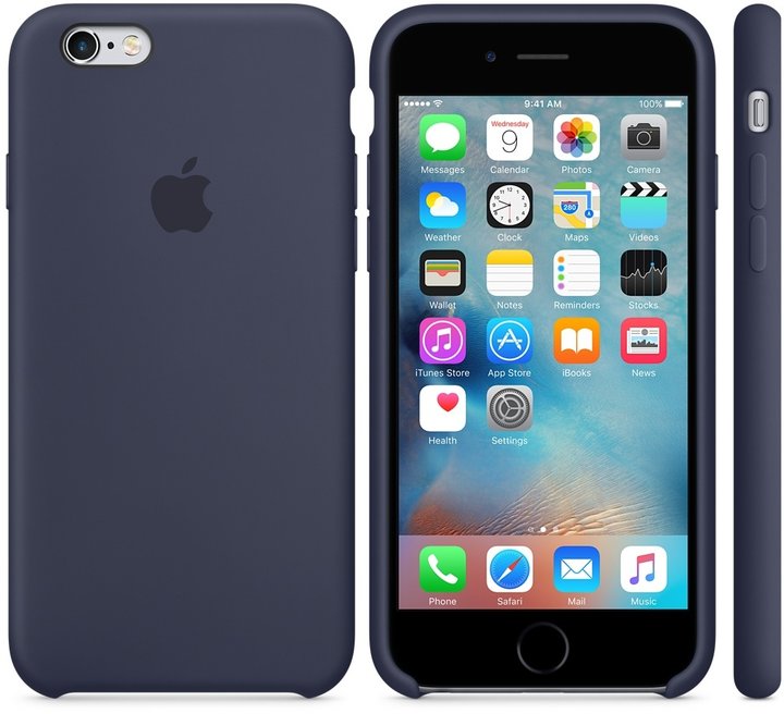 Apple iPhone 6 / 6s Silicone Case, tmavě modrá_646655400