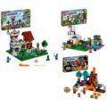 Extra výhodný balíček LEGO® Minecraft® - Kreativní box 21161, Podivný les 21168 a Králičí ranč 21181_1402008219