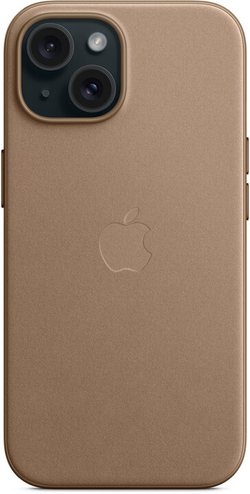 Apple kryt z tkaniny FineWoven s MagSafe na iPhone 15, kouřová_1411504023