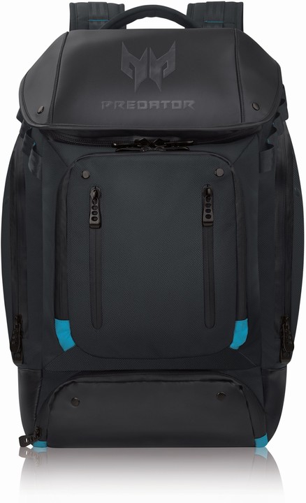 Acer PREDATOR GAMING UTILITY backpack, Black with Teal_553270041