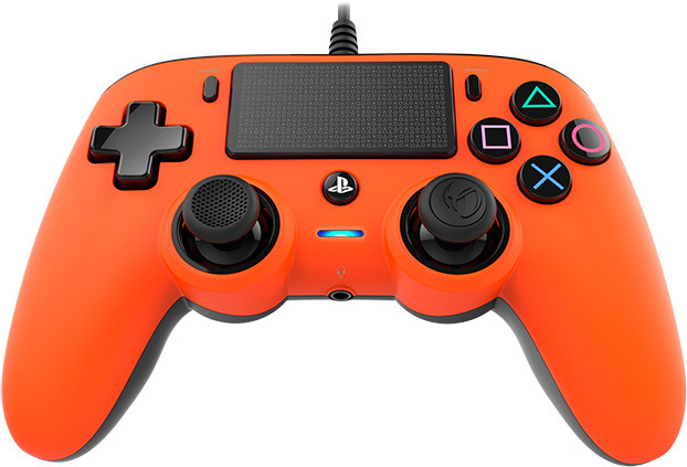 Nacon Wired Compact Controller, oranžový (PS4)_531970364
