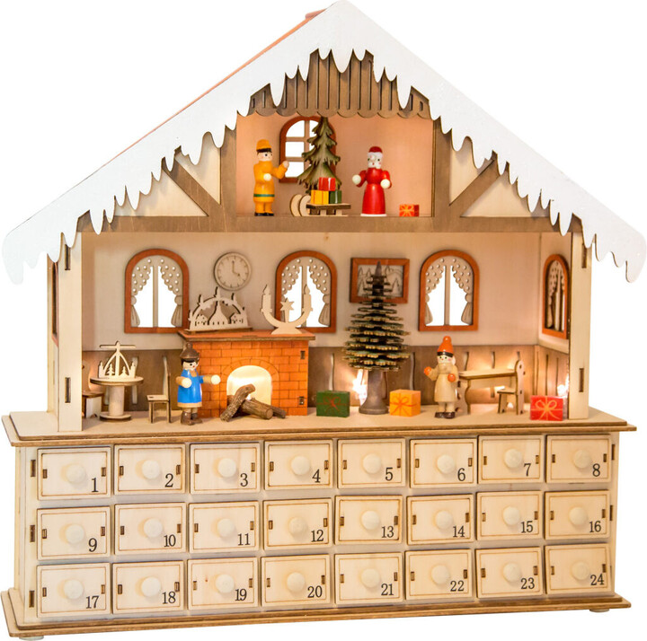 Adventní kalendář Small Foot - Kouzelný vánoční dům, dřevěný_1005522079