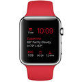 Apple Watch 42mm stříbrné kovové pouzdro se sportovním červeným řemínkem_707411733
