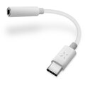 FIXED redukce pro připojení sluchátek z USB-C na 3,5mm jack s DAC chipem, bílá_2111697262
