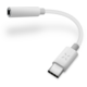 FIXED redukce pro připojení sluchátek z USB-C na 3,5mm jack s DAC chipem, bílá