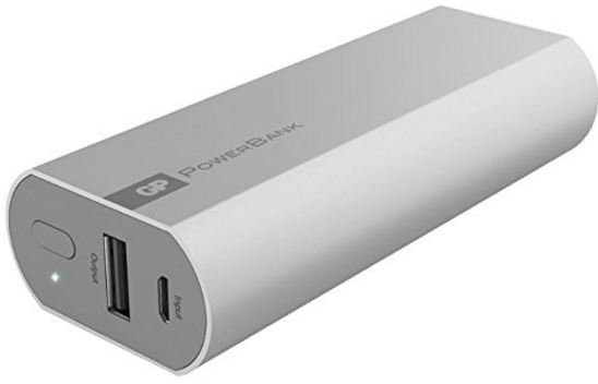 GP PowerBank FN05M záložní zdroj 5200 mAh, USB 2.1A, stříbrná_230516663