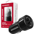 AXAGON SMART nabíječka do auta, 2x port 5V-2.4A + 1A, 17W_927502366