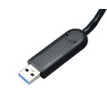 Akasa USB hub Connect 4SX, 4 port, USB3.0, černá_172632280