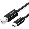 UGREEN kabel USB-C - USB-B (pro tiskárny), 2m, černá_650213303