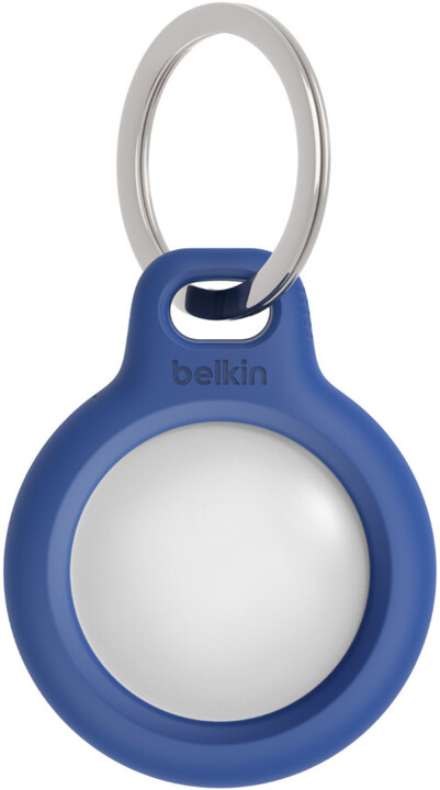 Belkin bezpečné pouzdro na Apple AirTag s kroužkem, modrá_668801294
