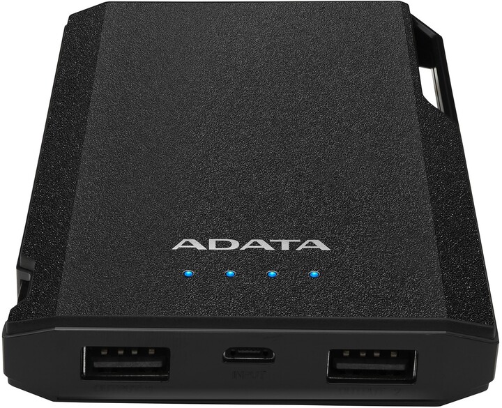 ADATA powerbanka S10000, externí baterie pro mobil/tablet 10000mAh, černá_706270011