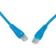 Solarix Patch kabel CAT5E UTP PVC 7m modrý snag-proof
