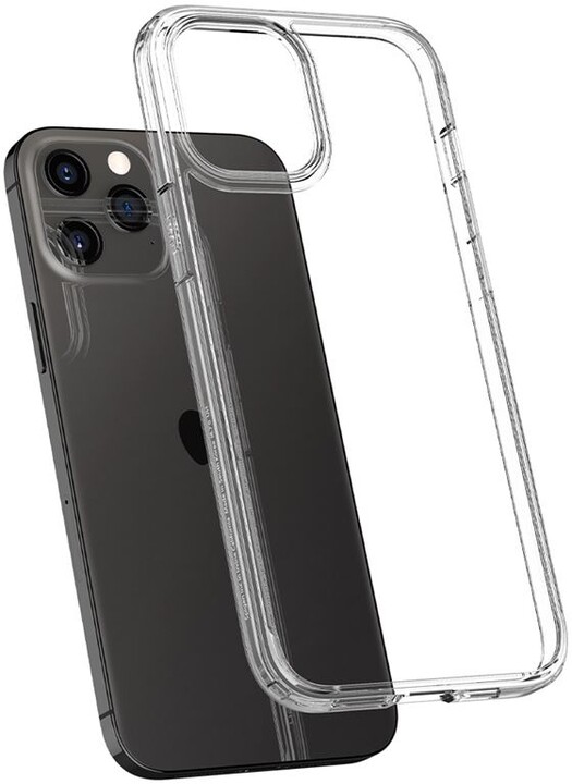 Spigen ochranný kryt Crystal Hybrid pro iPhone 12 Pro Max, transparentní