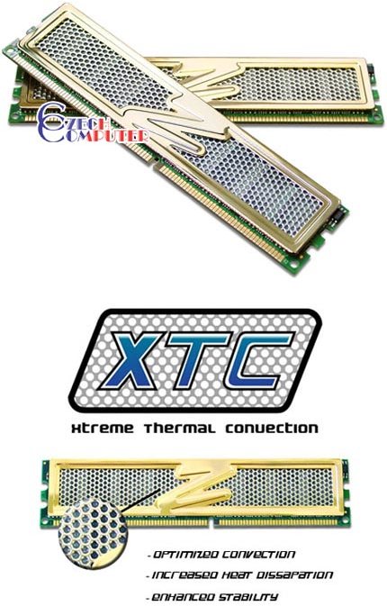 OCZ DIMM 1024MB DDR2 533MHz 25331024ELGEGXT-K Gold GX XTC Dual Channel_1230918502