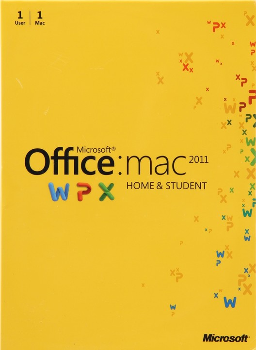 Microsoft Office Mac Home Student 2011 English - pouze s PC_2143728790