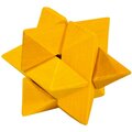 Hlavolam - Wooden puzzle Star, yellow_327023549