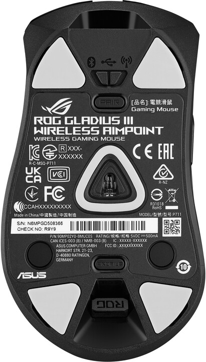 ASUS ROG Gladius III Wireless AimPoint, černá_119796203