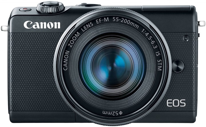 Canon EOS M100 + EF-M 15-45mm IS STM + EF-M 55-200mm IS STM, černá_409486049