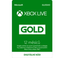 Xbox Live zlaté členství 12 měsíců