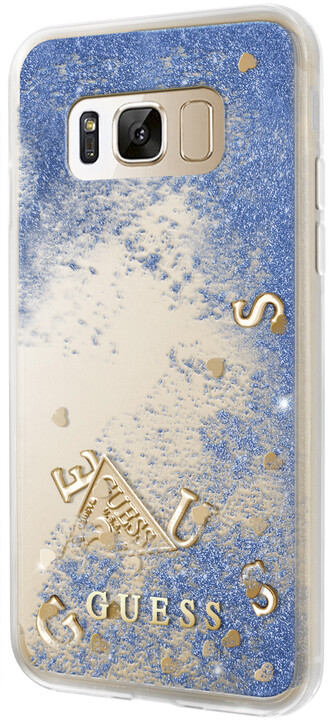 Guess Liquid Glitter Hard Case pro Samsung G955 Galaxy S8 Plus, Purple_1600098603