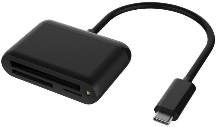 PremiumCord adaptér USB3.1 Typ-C - Čtečka karet CFAST2.0+SD3.0+Micro SD 3.0