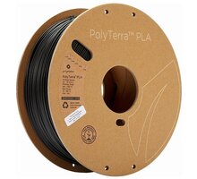 Polymaker tisková struna (filament), PolyTerra PLA, 1,75mm, 1kg, černá PM70820