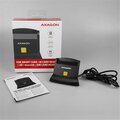 AXAGON CRE-SM2, USB externí čtečka 4-slot Smart card/ID card (eObčanka) + SD/microSD/SIM_2104081258