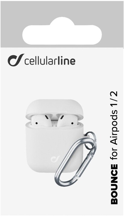 Cellularline Bounce ochranný kryt pro Apple AirPods, bílá_166369748