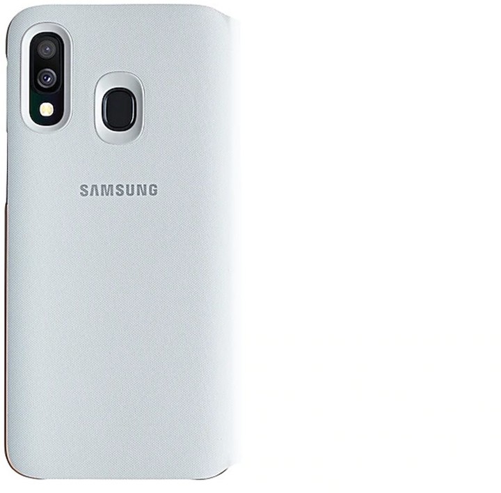 Samsung Wallet Cover Galaxy A40, bílá_685814792
