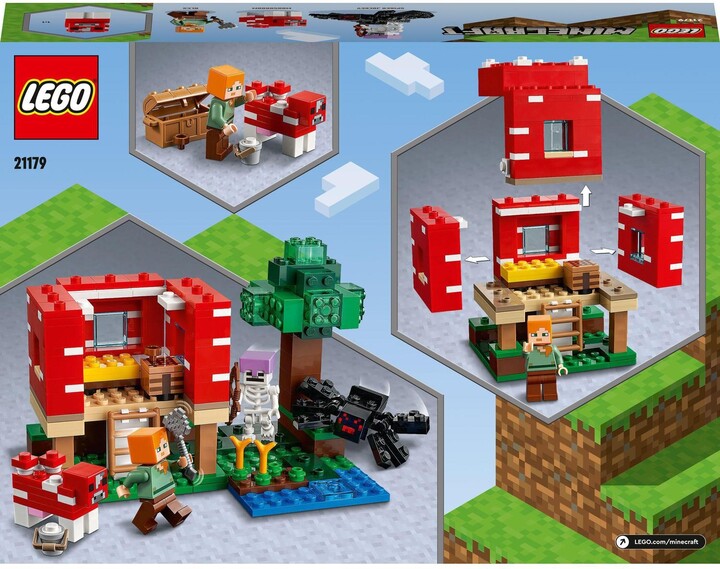 LEGO® Minecraft® 21179 Houbový domek_855666039
