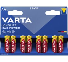VARTA baterie Longlife Max Power AA, 8ks