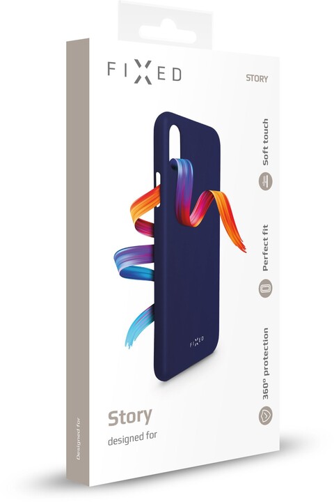 FIXED Story zadní pogumovaný kryt pro Samsung Galaxy S20, modrá_2120488063