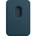 Apple kožená peněženka s MagSafe pro iPhone, modrá_1874882492