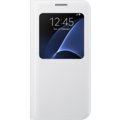 Samsung EF-CG930PW Flip S-View Galaxy S7, White_1048427749