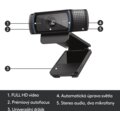 Logitech Webcam C920, černá