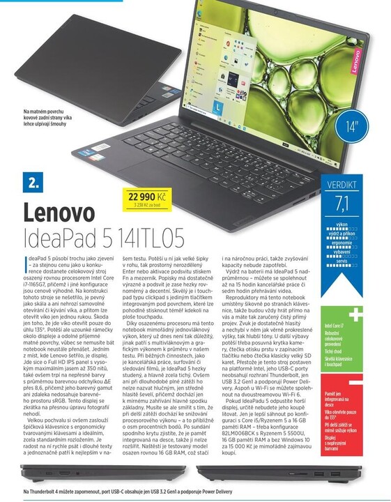 Lenovo IdeaPad 5 14ITL05, modrá_492754867