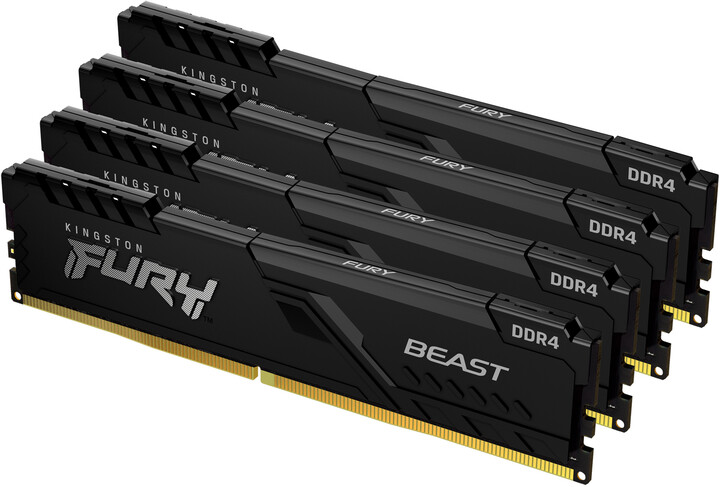 Kingston Fury Beast Black 64GB (4x16GB) DDR4 3600 CL18_834549703