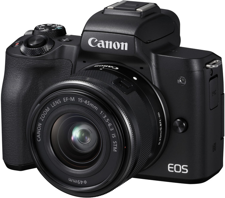 Canon EOS M50, černá + EF-M 15-45mm IS STM_865424897